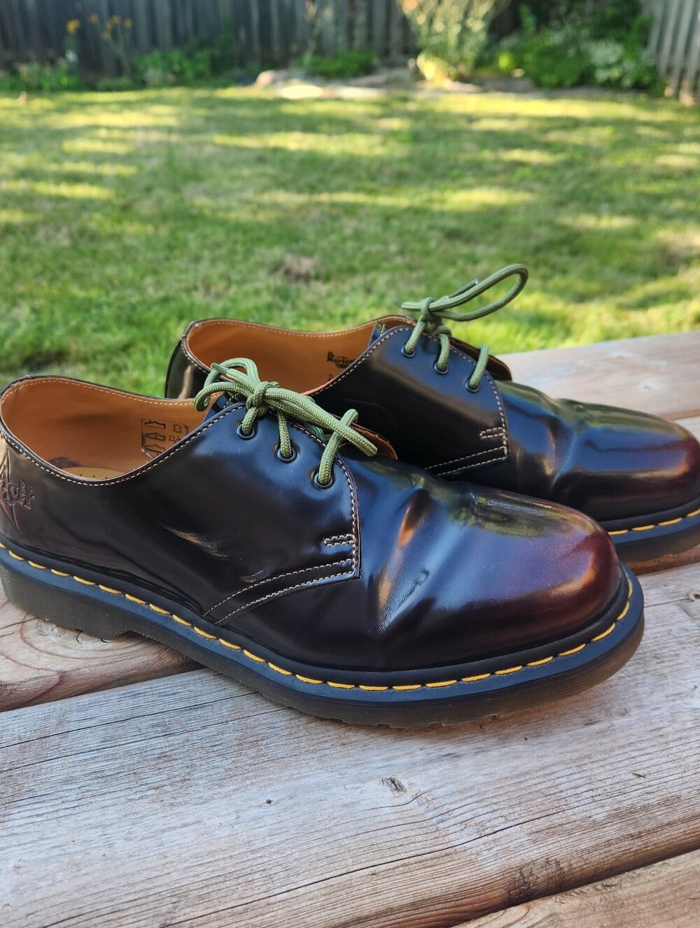 Clash Dr. Martens Men’s Smooth Leather 3-Eye Oxford